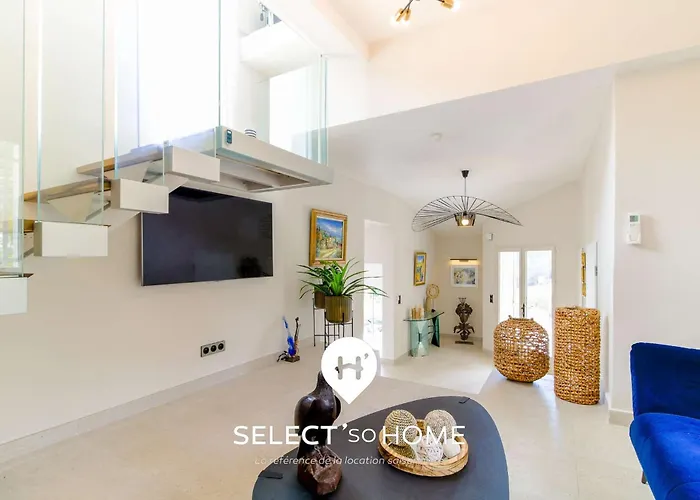 Select'sohome - Avec Piscine, Et Babyfoot Pour 10 Personnes A Proximite De La D'aiguebelle ! - 5 Etoiles - Mandariniers * Le Lavandou